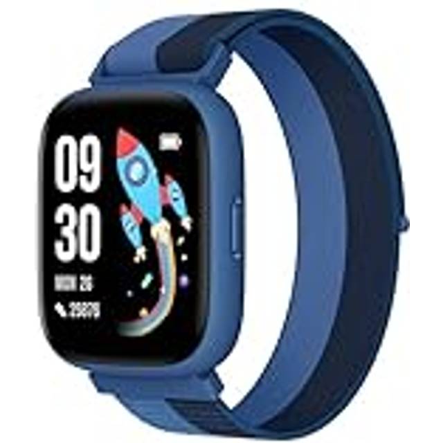 "BIGGERFIVE Kids Smart Watch, 1.8"" Fitness Watch Pedometer, Heart Rate, IP68 Waterproof, Sleep Tracker, Calorie Step Counter, 5 Puzzle Games"