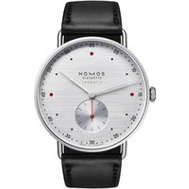Nomos Glashutte Metro Neomatik 39 Silvercut Sapphire Crystal Watch