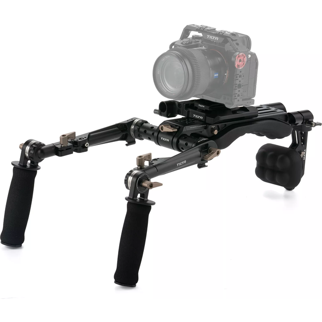 TILTA TA-LSR-B Lightweight Shoulder Rig Black compatible With Sony for Canon BMPCC Nikon camera