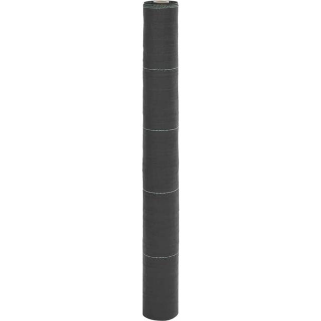 vidaXL Weed Membrane Black 1x200 m PP