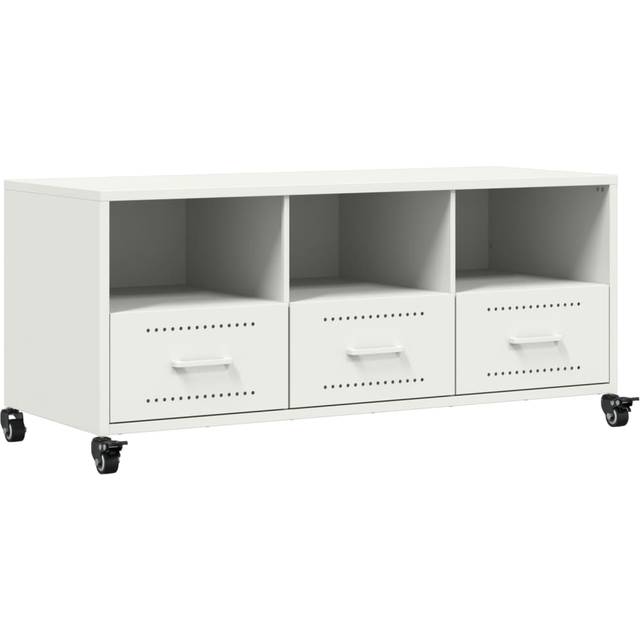 Vidaxl - tv Cabinet White 100.5x39x43.5 cm Steel