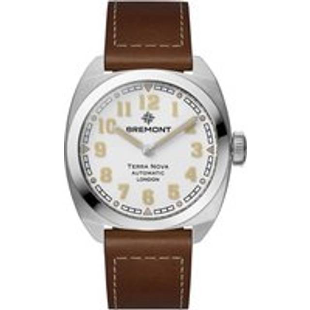 Bremont Terra Nova 38 White Leather Watch