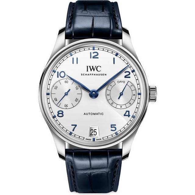 IWC Schaffhausen Stainless Steel Portugieser Automatic Watch - Silver - 42mm