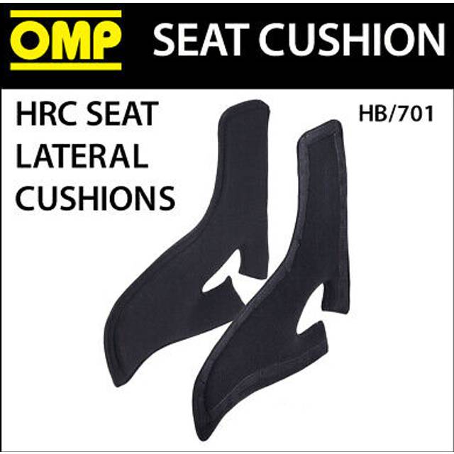 Hb/701 omp racing seat support cushions (size m) lateral pair for omp race seats