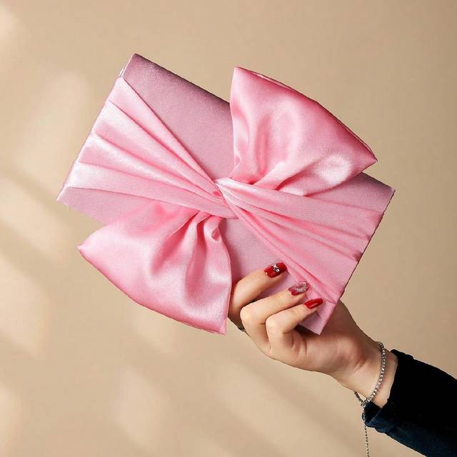 SHEIN Faille Butterfly Shaped Clutch Purse For Party Valentines