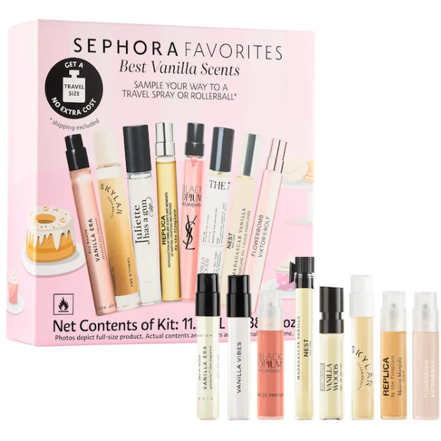Sephora Favorites Limited Edition Moving Lights Face & Eye Brush Set - 2 Face Brushes and 3 Eye Brushes