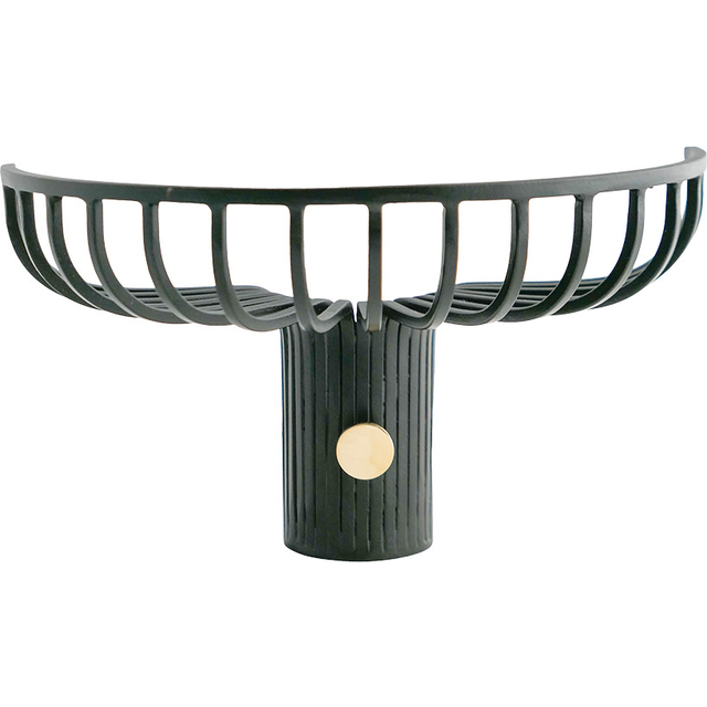 KLONG Lunett objects hatthylla med krok Svart