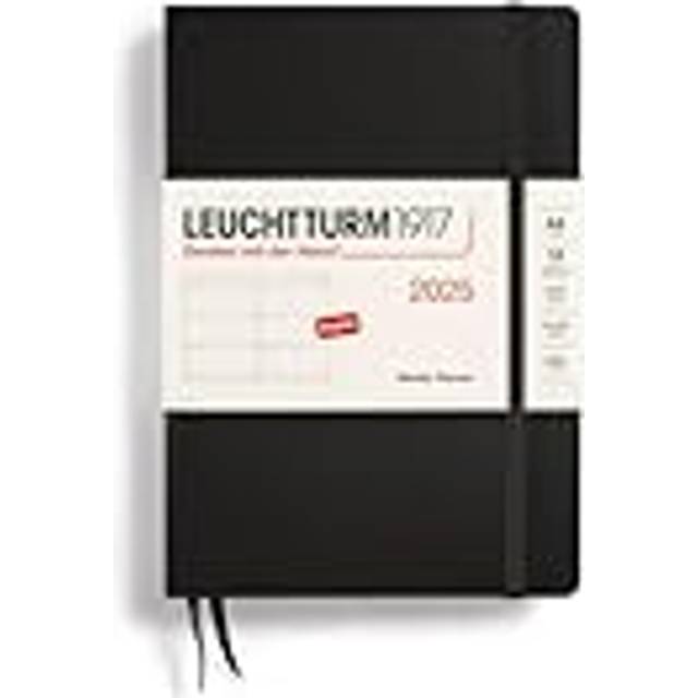 LEUCHTTURM1917 Weekly Planner 2025 A5 Hardcover - Black