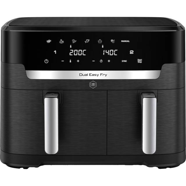 OBH Nordica XXL Dual Easy Fry airfryer AG9428S0 (svart)