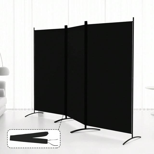 LUCKUP UK LUCKUP Room Divider, 6FT Tall Folding Privacy Screen Wall Dividers, Portable Privacy Screen Freestanding Room Divider For Room Separation, Included -