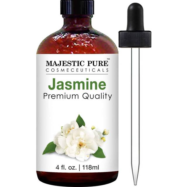 Jasmine Essential Oil | 100% Pure and Natural Jasmine Oil | Premium Grade Essential Oils for Hair Care, Home Diffusers, Skin, Aromatherapy, Massage