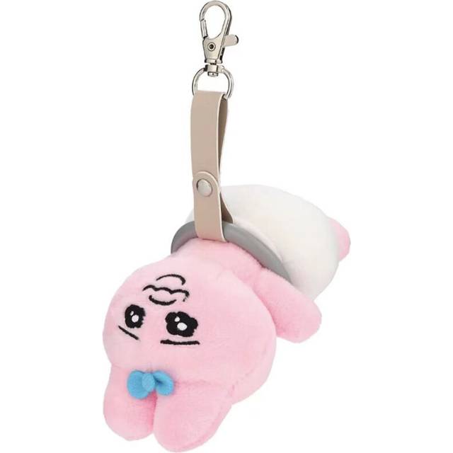 (Ring Rabbit Pendant) Adorable Pink Bunny Plush Toy With Creative Design Ideal For Gifts And Accessories