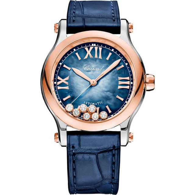 Chopard Rose Gold, Stainless Steel and Diamond Happy Sport Watch - 36mm