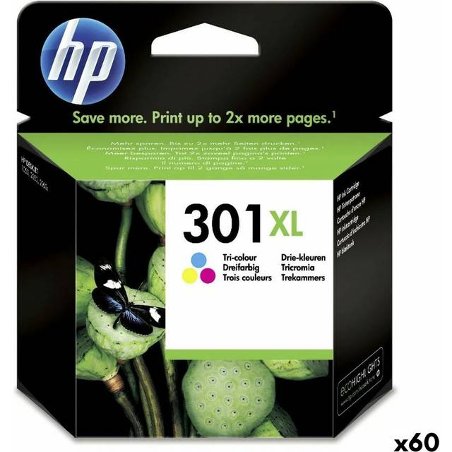 Original HP 301XL Tri-Color Bläckpatron (60 Enheter)