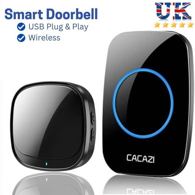 Waterproof Wireless Door Bells 1000ft Long Range Battery Home Cordless Doorbell