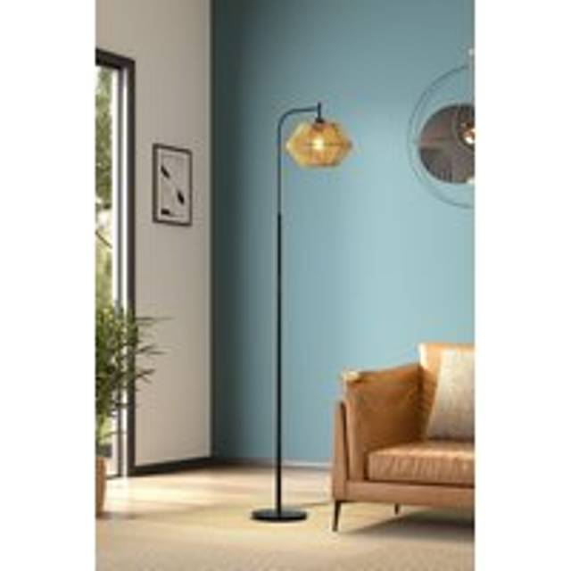 Modern Floor Lamp with Irregular Shade - Multi - One Size
