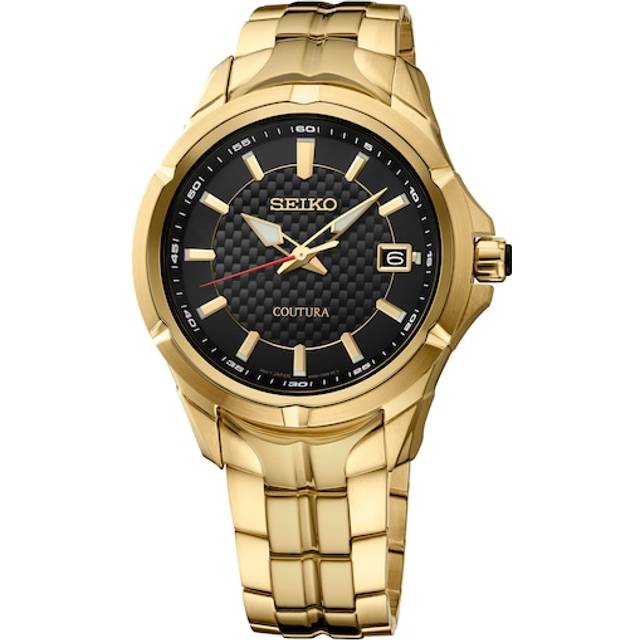 Seiko Coutura Quartz Men's Black Dial Stainless Steel Bracelet Watch