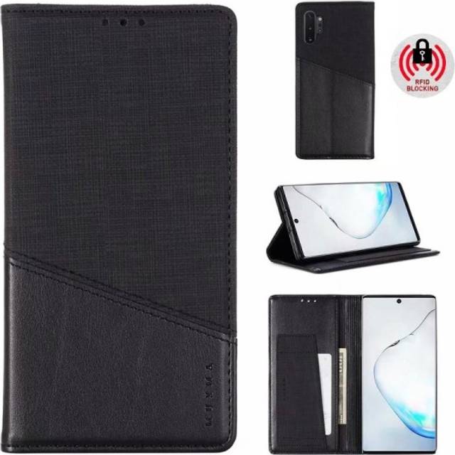 Samsung Note 10 Plus Elegant Fodral i PU-Läder med RFID Block