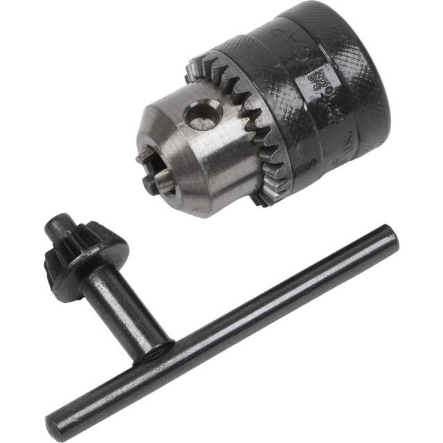 "10mm Drill Chuck & Key - 3/8"" x 24 UNF Thread - Corded & Cordless Drill Adaptor"