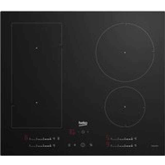 BEKO HIIP64530UFT 59 cm Induction Hob - Black, Black