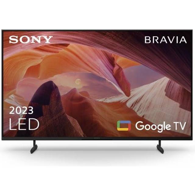 Sony Bravia Professional Displays FWD-50X80L - 50" Diagonal klass (49.5" visbar) - X80L Series LED-bakgrundsbelyst LCD-skärm - med TV-mottagare - digital skyltning - Smart TV - Google TV - 4K UHD (2160p) 3840 x 2160 - HDR - blinkande ram, Direct LED - sva
