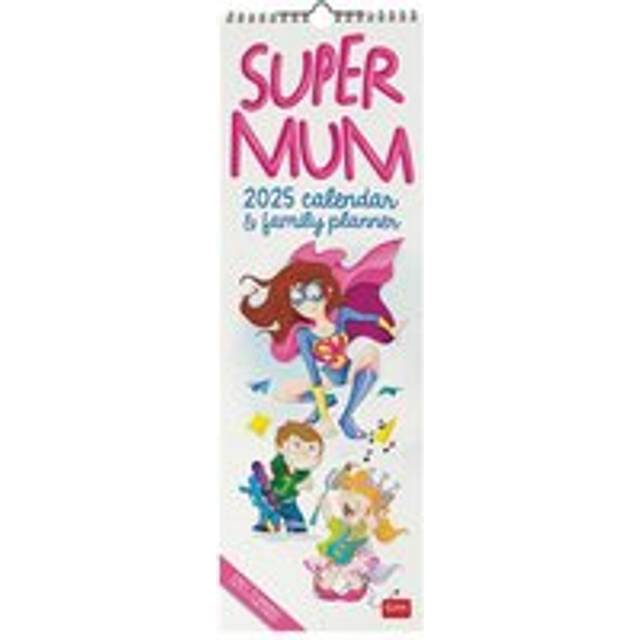 Super Mum Deluxe Slim Family Planner 2025