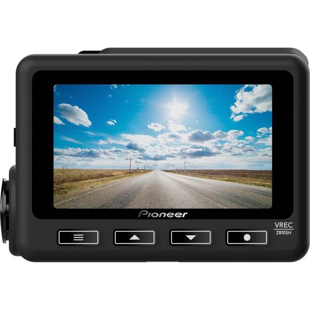 Pioneer VREC-Z810SH instrumentkamera: 4K frontkamera med 3” display, 139° vidvinkel främre kamera, 3” färgdisplay, integrerad mikrofon