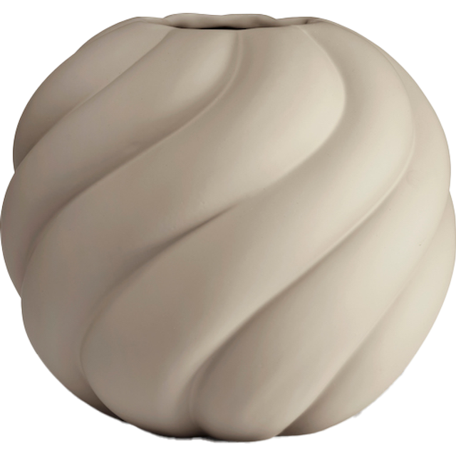 Cooee Design Twist ball vas 12 cm Sand