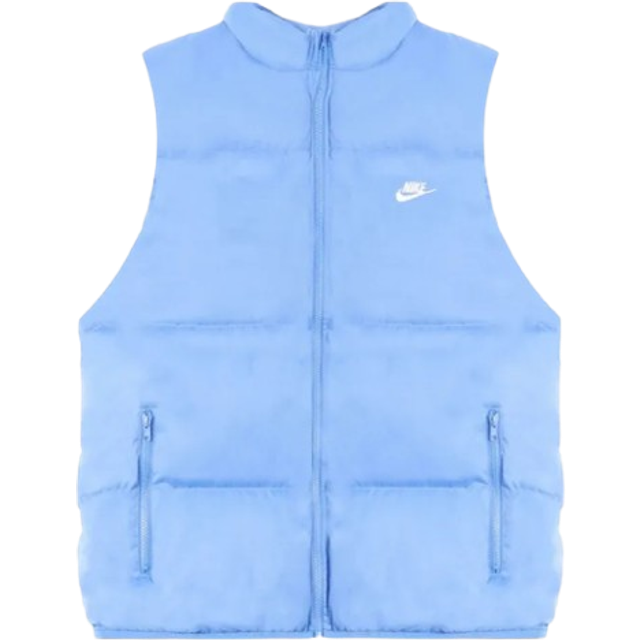 Nike FB7373-450 M NK TF CLUB PUFFER VEST Jacka Herr POLAR/WHITE Storlek M