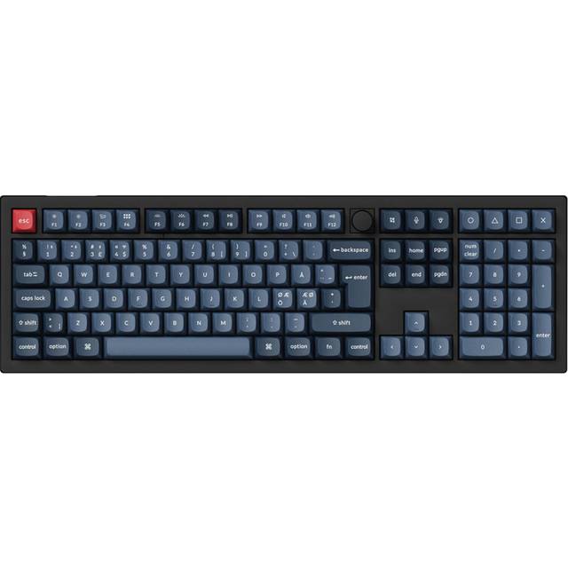 Keychron V6 MAX Gateron Jupiter Brown trådlöst gamingtangentbord
