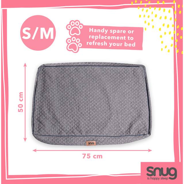 Snug Furry Friends Replacement Pet Bed Cover - L - Medium - One Colour