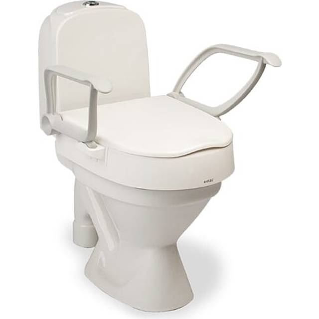 Etac Cloo Toilet Seat Raiser with Arms - White