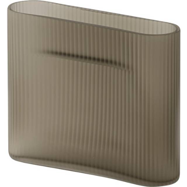 Muuto Ridge Vase 16,5 Cm - Vaser Frostet Glas Taupe - 45008