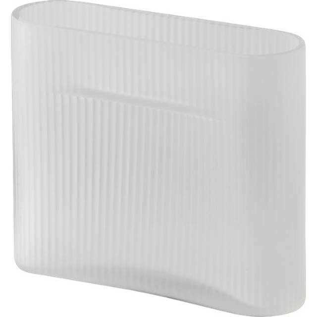Muuto Ridge Vase 16,5 Cm - Vaser Frostet Glas Hvid - 45002