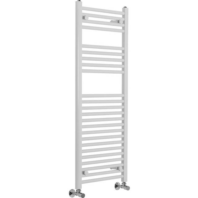 Piche 1200mmx450mm Vertical Straight Heated Towel Rail Radiator - White (120cm H X 45cm W;120cm H X 45cm W)