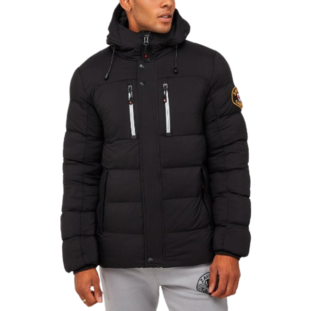 Zavetti Canada Atlin Puffer Jacket - Black - Mens - XS