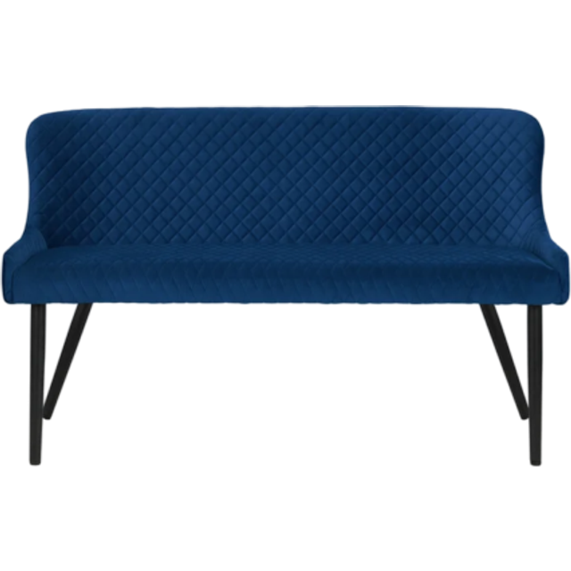 Julian Bowen Luxe High Back Bench - Grey