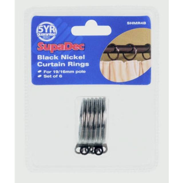Woodside Curtain Rings (Pack of 6)