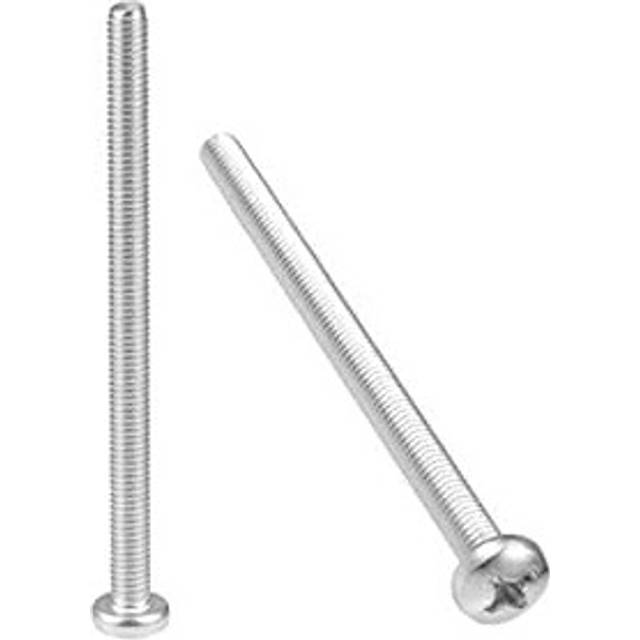 M6x90mm Machine Screws Pan Phillips Cross Head Screw 304 Stainless Steel Fasteners Bolts 8Pcs