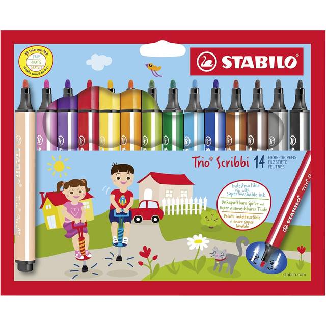 Trio Scribbi Felt-tip 14 pcs