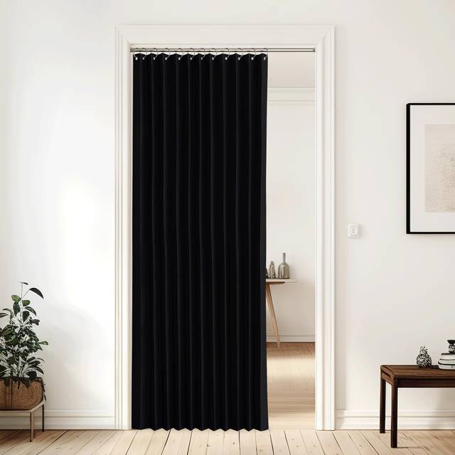 NICETOWN Room Divider Curtain for Living Room  Wall Divider Curtain  Wide Curtains for Bedroom Partition  Thermal Insulated Priv