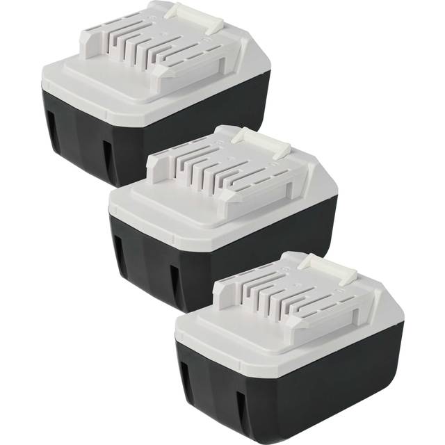 Vhbw - 3x Battery compatible with Makita TD127DWE, UH522D, MT071E, MDF452DWEG, TD127D, TD127D Impact Driver Power Tools (4000 mAh, Li-Ion, 18 v)