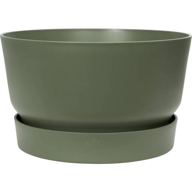 Elho Greenville Bowl Pot (33cm) Colour: Green