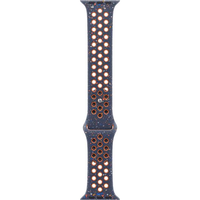 Apple Nike - Band för smart klocka - 46mm - M/L (passar handleder på 160 - 210 mm) - blue flame