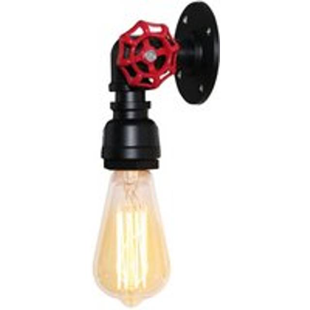 Norcks - Creative Wall Light Iron Metal Wall Sconce Antique Classic Wall Lamp Black For Office Cafe Decoration