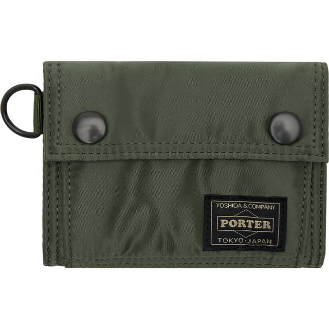 PORTER - Yoshida & Co Khaki Tanker Wallet - SAGE GREEN 30 - UNI