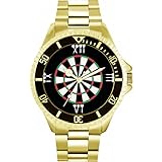 Toff london tlwl-14168 mens dartboard roman numerals watch