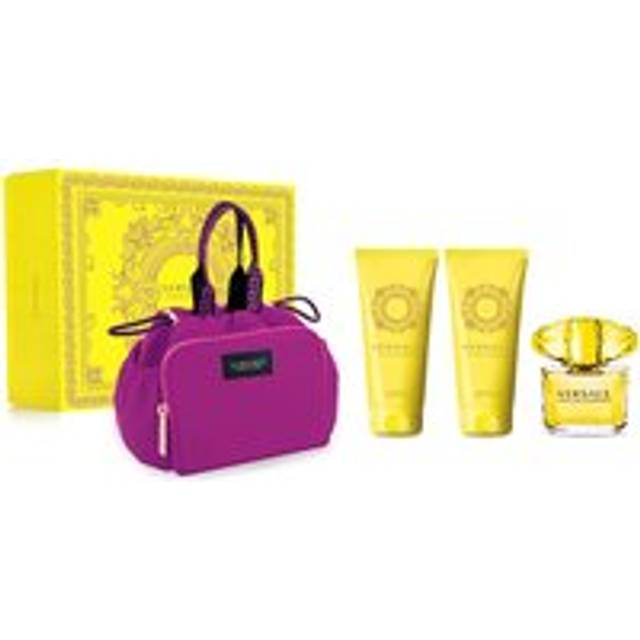 Versace Yellow Diamond Gift Set 90ml Eau De Toilette + 100ml Body Lotion + 100ml Shower Gel
