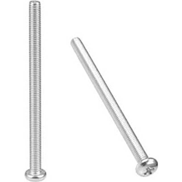 M5x75mm Machine Screws Phillips Cross Pan Head Screw 304 Stainless Steel Fasteners Bolts 10Pcs