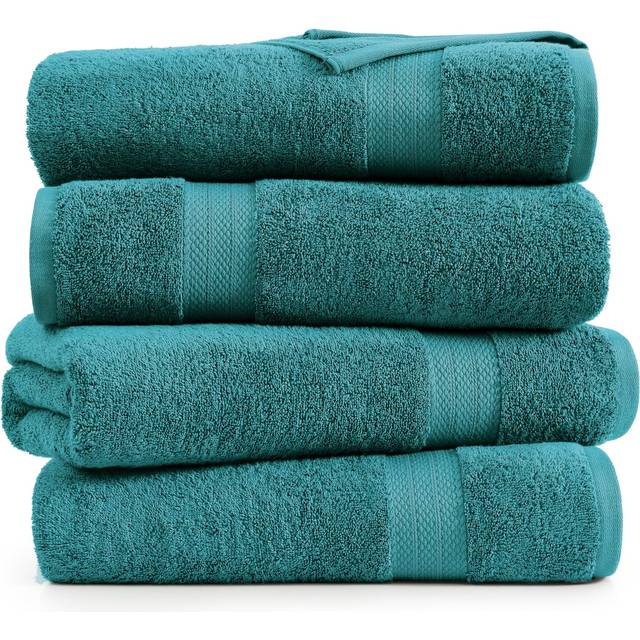 LANE LINEN Bath Sheets Bathroom Towel Set- 4 Pack 100% Cotton Extra Large Bath Towels  Oversized Bath Towel  Bath Towels Large Bathroom Set  Shower To